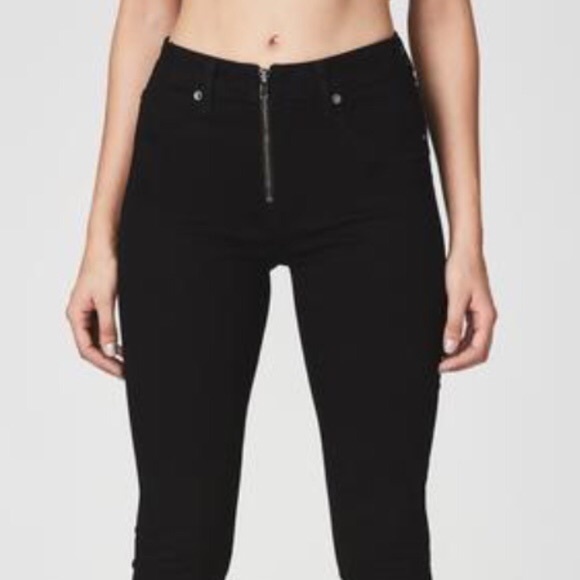 LF Carmar LA Ryan Black Slim Jeans Mid-Rise Zipper - Picture 1 of 8